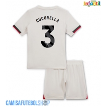 Camisa de time de futebol Chelsea Marc Cucurella #3 Replicas 2º Equipamento Infantil 2025-26 Manga Curta (+ Calças curtas)